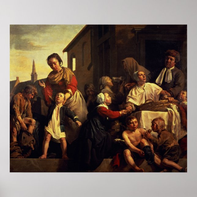 Póster Cuidando a los huérfanos (Frente)