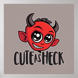 Póster Cuidar como el diablo