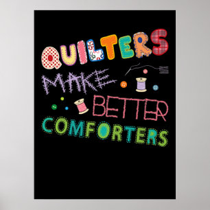 Póster Cuilter hace a los mejores Comters Funny Quilling