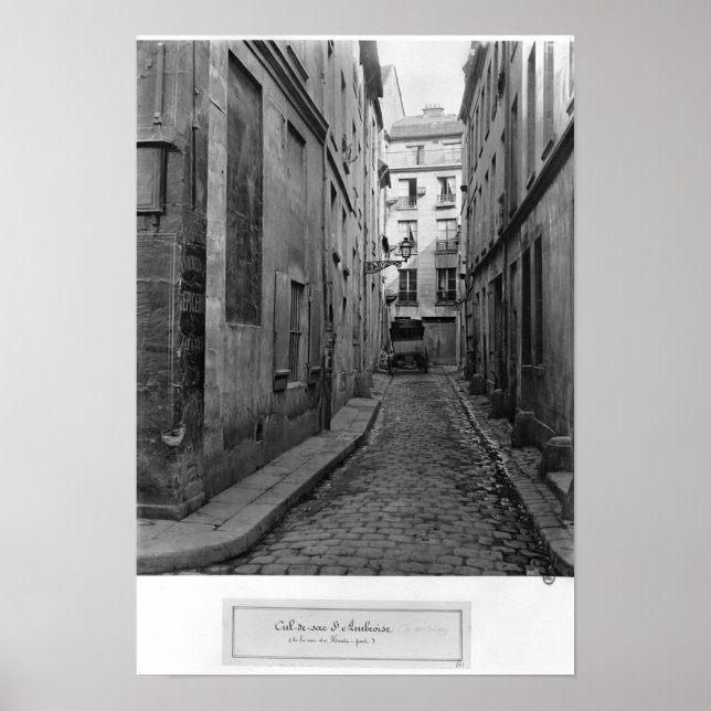 Póster Cul-de-sac Saint-Ambroise (Frente)