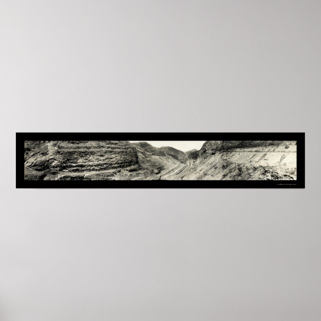 Póster Culebra Corta Foto Panamá 1913 (Frente)