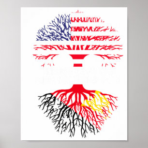 Póster Cultivado en Estados Unidos con raíces papúes de N