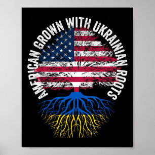 Póster Cultivado en Estados Unidos con Raíces Ucranianas