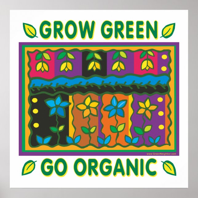 Póster Cultivar agricultura ecológica de huerta de alimen (Frente)