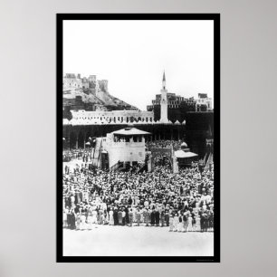 Póster Culto a los musulmanes en la Meca de Arabia en 188