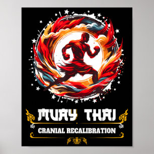Póster Cultura de gimnasio de Muay Thai MMA Boxeo Tailand