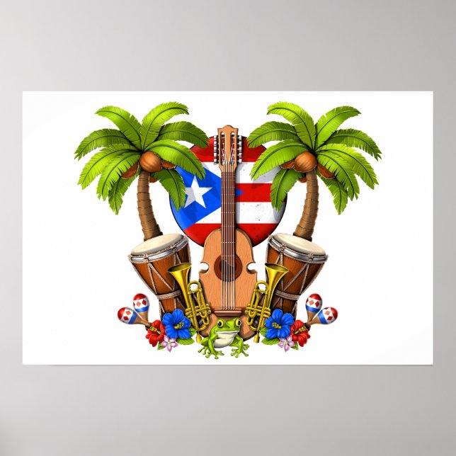 Póster Cultura de Puerto Rico (Frente)