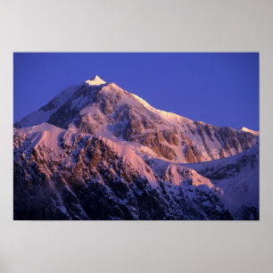 Póster Cumbre de Denali Peak (Monte McKinley) en