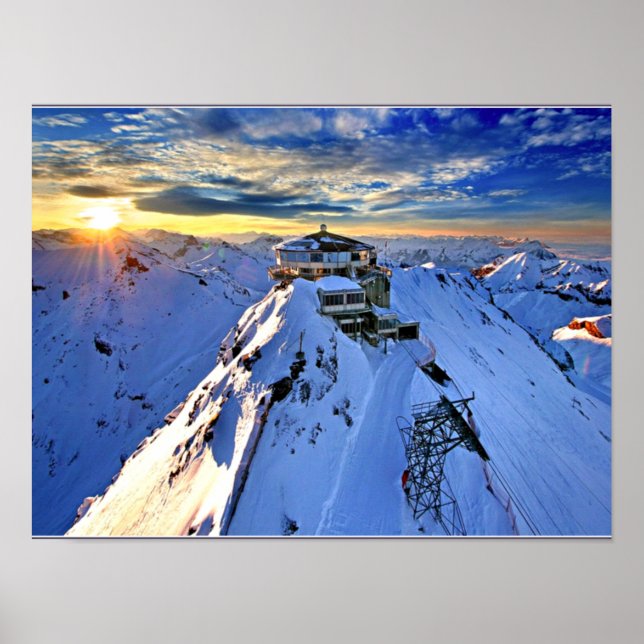 Póster Cumbre de Schilthorn (Frente)