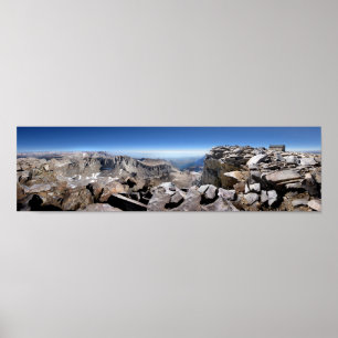 Póster Cumbre del Monte Whitney - John Muir Trail