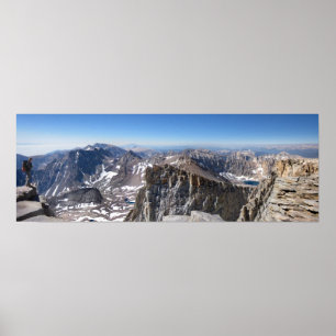 Póster Cumbre del Monte Whitney - John Muir Trail - Sierr