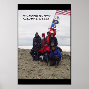 Póster Cumbre del Mt. Adams