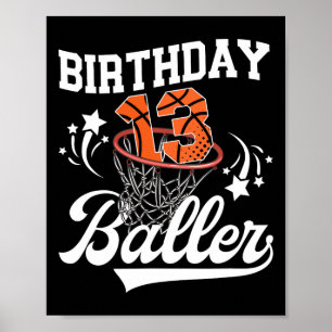 Póster Cumpleaños 13 de Sketll Trece años Sketll Juega