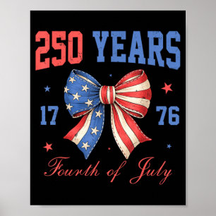 Póster Cumpleaños 250 de EE. UU. 1776 2026 para Hombres M