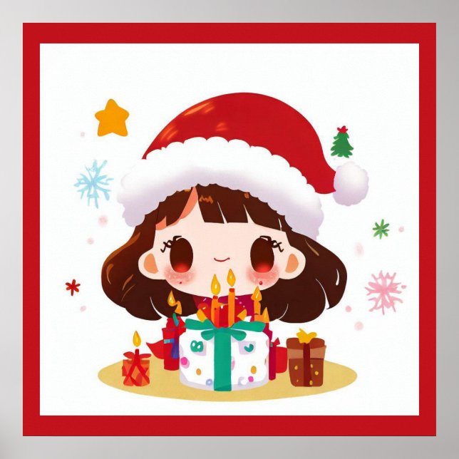 Póster Cumpleaños 2 de los navidades (Frente)