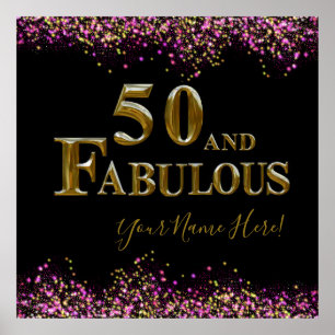 Póster Cumpleaños 50