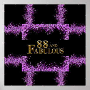 Póster Cumpleaños 88