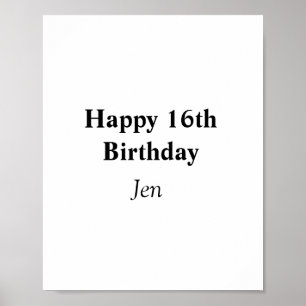 Póster cumpleaños agregar el nombre de la tabla editable