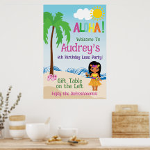 Cumpleaños Aloha Luau
