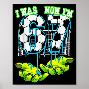 Póster Cumpleaños de 7 años seis ahora tengo siete 67 Mem