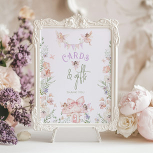 Póster Cumpleaños de Hada Caprichosa Tarjetas y Regalos