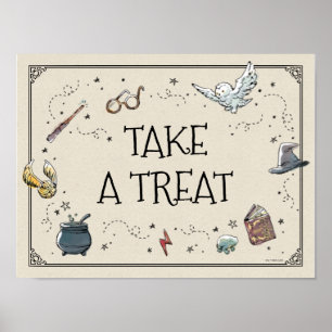 Póster Cumpleaños de Harry Potter: Toma un regalo