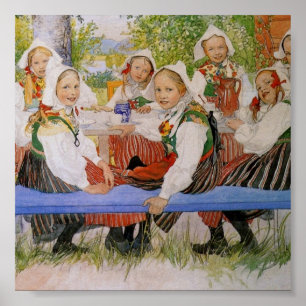 Póster Cumpleaños de Kersti en 1909