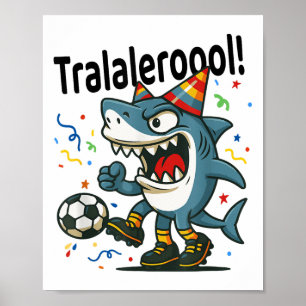 Póster Cumpleaños de Tralero Tralala, Italia Brainrot