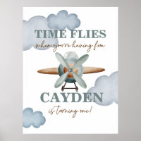 Cumpleaños del avión Time Flies