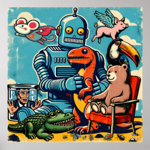 Póster 'Cumpleaños del oso'