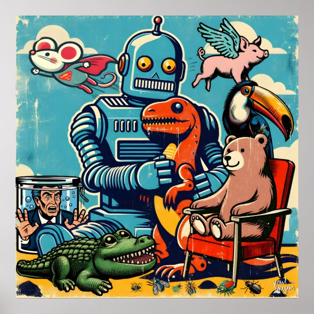 Póster 'Cumpleaños del oso' (Frente)