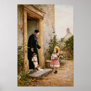 Póster Cumpleaños del sacerdote