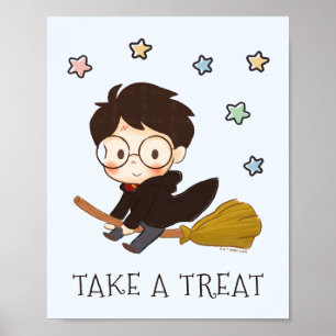 Póster Cumpleaños mágico de HARRY POTTER™ y Hogwarts