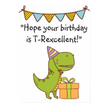 Cumpleaños T-Rexelente