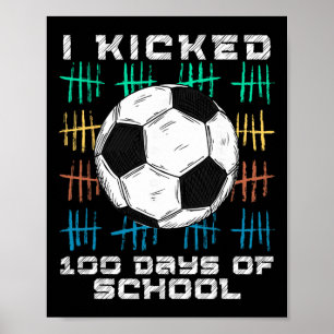 Póster Cumplí 100 Días De Escuela 100º Día Más Inteligent