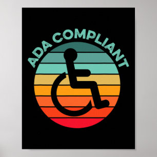 Póster Cumplimiento de Accesibilidad Cumple con ADA Ac de