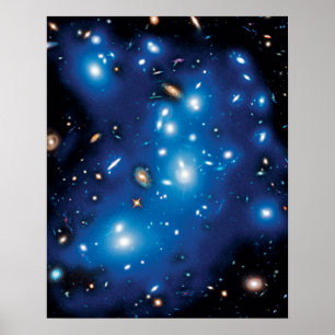 Póster Cúmulo de galaxias Abell 2744 Pandora Foto espacia