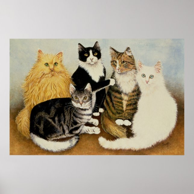 Póster Cuna del gato (Frente)