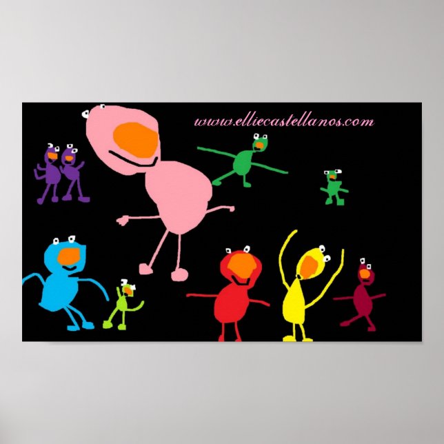 Póster cunas nocturnas, www.elliecastellanos.com (Frente)