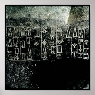 Póster Cuneiform script
