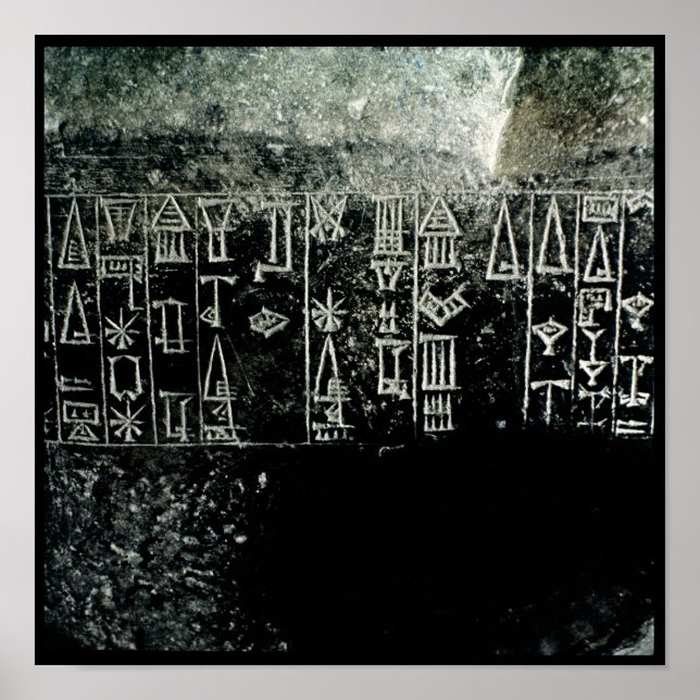Póster Cuneiform script (Frente)
