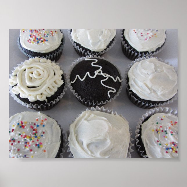 Póster Cupcakes Decadentes (Frente)