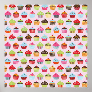 Póster Cupcakes Lindos