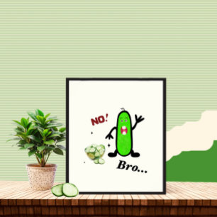 Póster Cúpedo verde gracioso