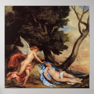 Póster Cupid and Psyche, 1638-40