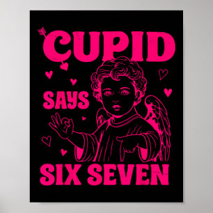 Póster Cupid Dice 67 Meme Para Niñas Mujeres Hombres Niño