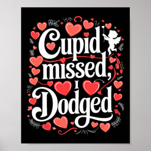 Póster Cupido se perdió, esquivé el anti-Día de San Valen