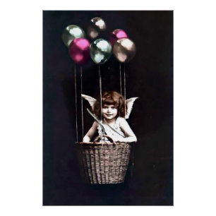Póster Cupido Vintage