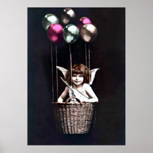 Póster Cupido Vintage