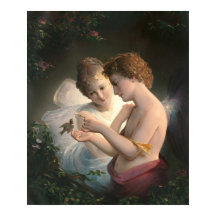 Cupido y Psique, Louis Prang